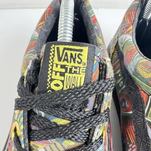Vans Zio Ziegler Off The Wall Gallery Shoes Men 6.5 Women 8 Rare Multicolor NEW - Picture 3 of 12